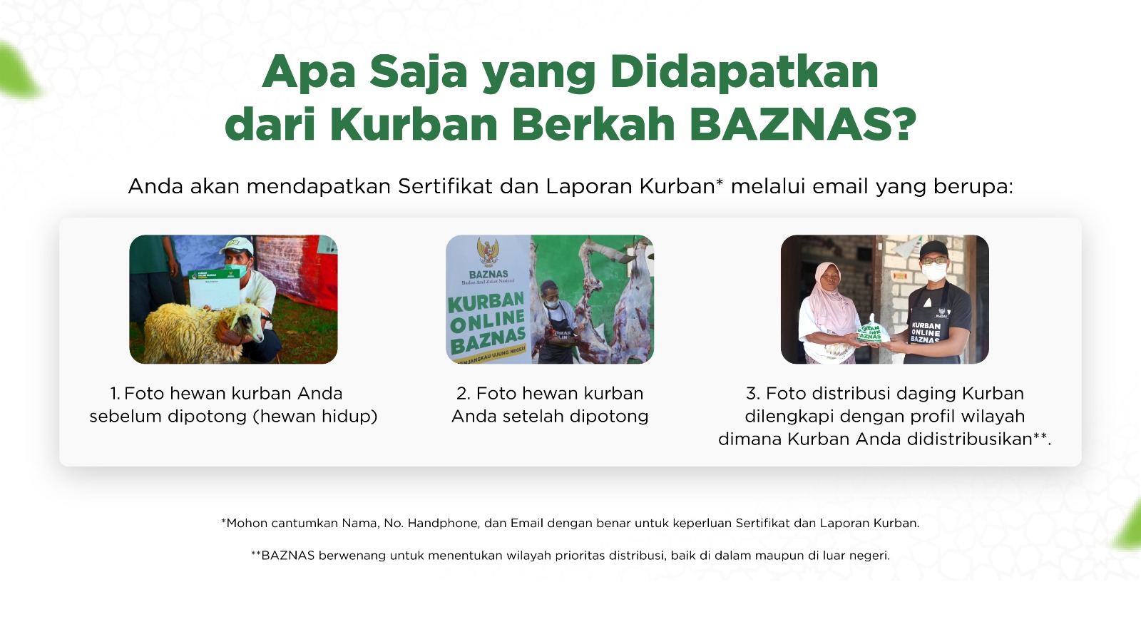 Benefit Kurban Berkah BAZNAS